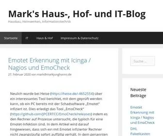 Markjunghanns.de(Und IT) Screenshot