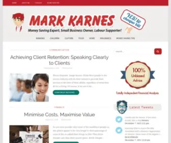 Markkarnes.com(Personal Finance with a twist) Screenshot