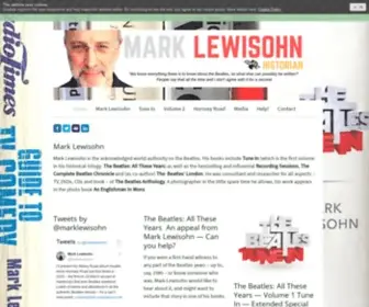 Marklewisohn.net(Mark Lewisohn) Screenshot