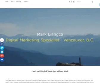 Markliangco.com(Mark Liangco) Screenshot