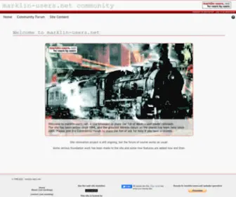 Marklin-Users.net(Märklin) Screenshot