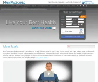 MarkmaCDonald.tv(Nutritionist, Speaker, Author & TV Personality) Screenshot