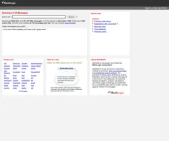 Markmail.org(Community libraries) Screenshot