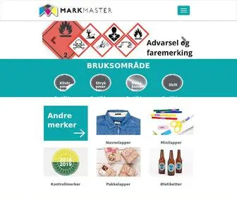 Markmaster.com(Markmaster AS) Screenshot