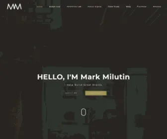 Markmilutin.com(Digital Marketing & Advertising Expert For Online Brands) Screenshot