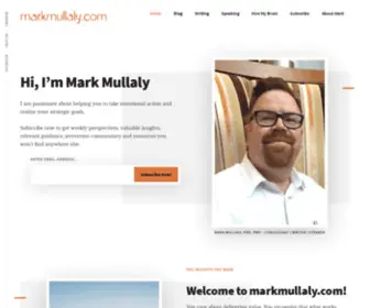 Markmullaly.com(Insight, advice and inspiration for making strategic action stick) Screenshot