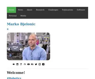 Markobjelonic.com(Marko Bjelonic) Screenshot