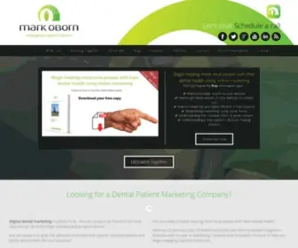 Markoborn.com(Digital Dental Marketing) Screenshot