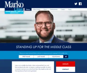 Markoliias.com(Senator Marko Liias) Screenshot