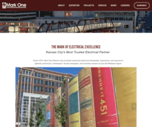 Markone.com(Mark One Electric) Screenshot