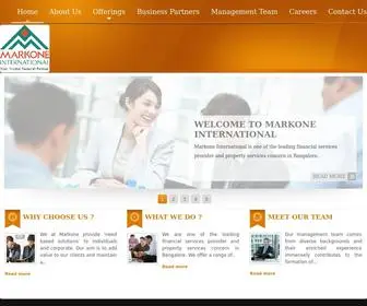 Markoneinternational.com(Markone International) Screenshot