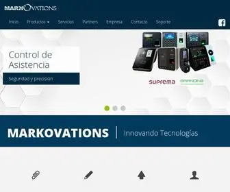 Markovations.com(Markovations Innovando tecnologías) Screenshot