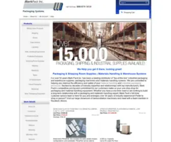 Markpack.com(Industrial Packaging Supplier & Warehouse Supplies) Screenshot