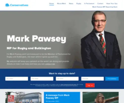 Markpawsey.org.uk(Mark Pawsey) Screenshot