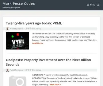 Markpescecodex.com(Everything All Together) Screenshot