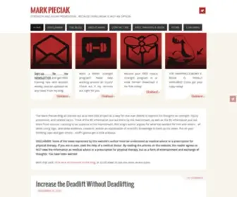 Markpieciak.com(Mark Pieciak) Screenshot