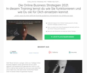 Markreuter.de(Business Coach Mark Reuter) Screenshot