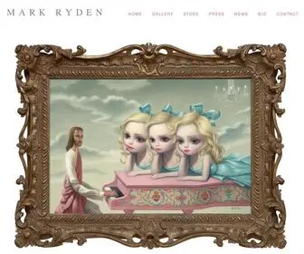Markryden.com(Mark Ryden) Screenshot