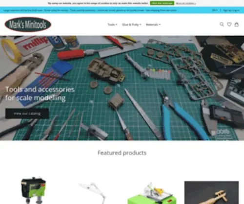 Marks-Miniatures.com(Mark's miniatures) Screenshot
