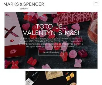 Marksandspencerfood.cz(Poznejte svět potravin Marks & Spencer) Screenshot