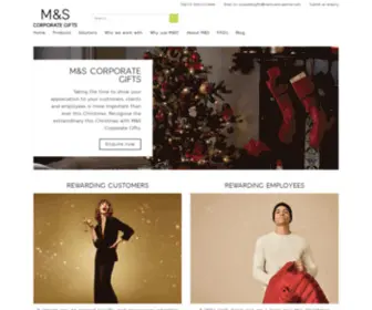 Marksandspencerforbusiness.com(Corporate Gifts & Gift Cards) Screenshot