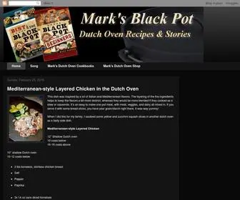 Marksblackpot.com(Dutch Oven Recipes and Cooking) Screenshot