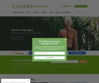 Marksdailyapple.com(Mark's Daily Apple) Screenshot