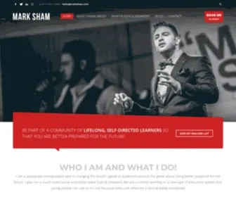 Marksham.com(Mark Sham) Screenshot