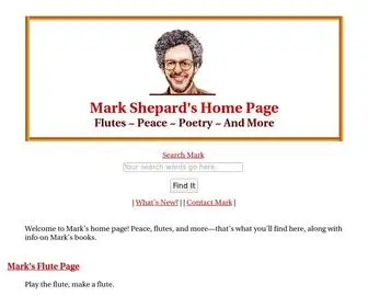 Markshep.com(Mark Shepard's) Screenshot