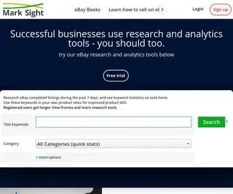 Marksight.com(FREE eBay Research Tools) Screenshot