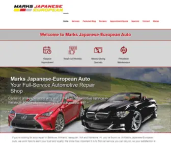 Marksjapanese-European.com(Marks Japanese) Screenshot