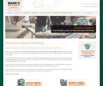 Marksmach.com(Marks Machinery) Screenshot