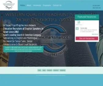 Marksman.co.il(Marksman) Screenshot