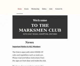 Marksmenclub.com(5070 Holt Road) Screenshot