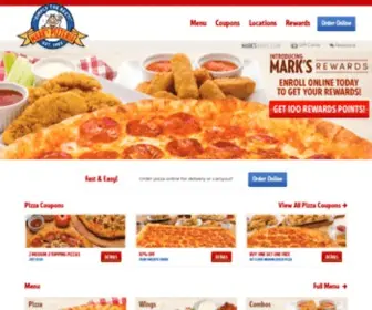 Markspizzeria.com(Mark's Pizzeria) Screenshot