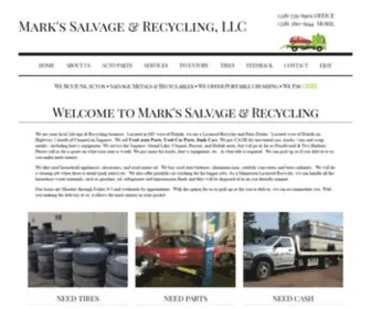 Markssalvage.com(Junk Cars) Screenshot