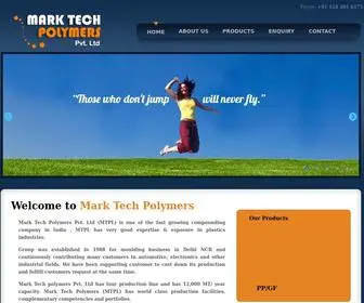 Marktechpolymers.com(Mark Tech Polymers Pvt Ltd) Screenshot