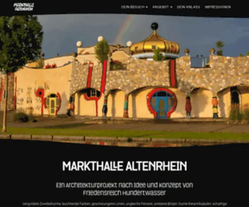 Markthalle-Altenrhein.ch(Ein Hundertwasser Architekturprojekt) Screenshot