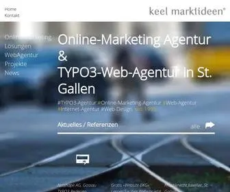 Marktideen.ch(Online Marketing Agentur & Webagentur) Screenshot