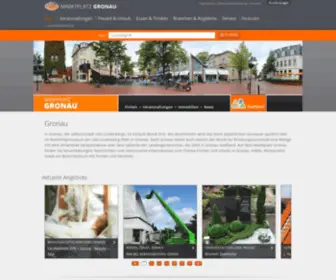 Marktplatz-Gronau.de(Marktplatz Gronau) Screenshot