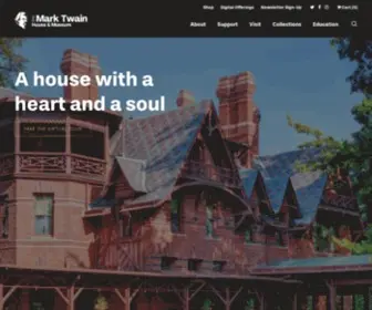 Marktwainhouse.org(Mark Twain House) Screenshot