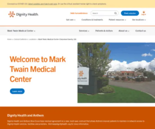 Marktwainmedicalcenter.org(Marktwainmedicalcenter) Screenshot