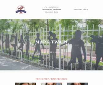 Marktwainpto.org(Mark Twain Elementary School) Screenshot