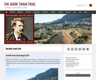 Marktwaintrail.com(THE MARK TWAIN TRAIL) Screenshot