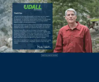 Markudall.com(Mark Udall) Screenshot