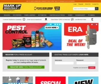 Markuponline.com(The UK's No.1 Online Wholesaler & Distributor of Tools) Screenshot