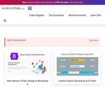 Markuptag.com(Web Development) Screenshot