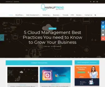 Markuptrend.com(Resources for Designers) Screenshot