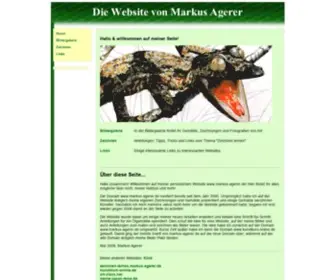 Markus-Agerer.de(Die Website von Markus Agerer) Screenshot