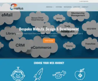 Markus.com.au(Sydney based Website Design & Online Marketing by Markus) Screenshot